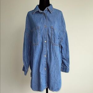 Zara Classic oversized Denim Shirt